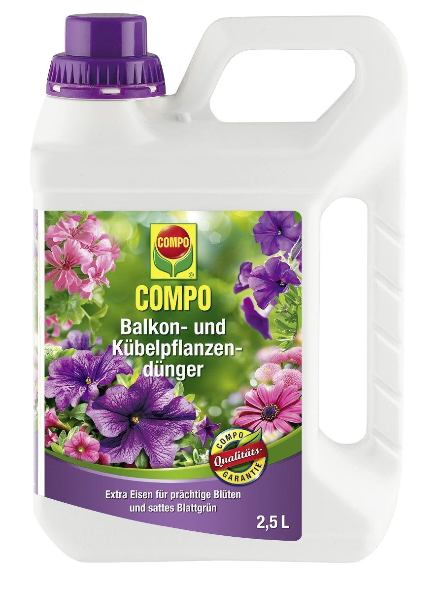 COMPO Balkon- und Kübelpflanzendünger 2,5 l