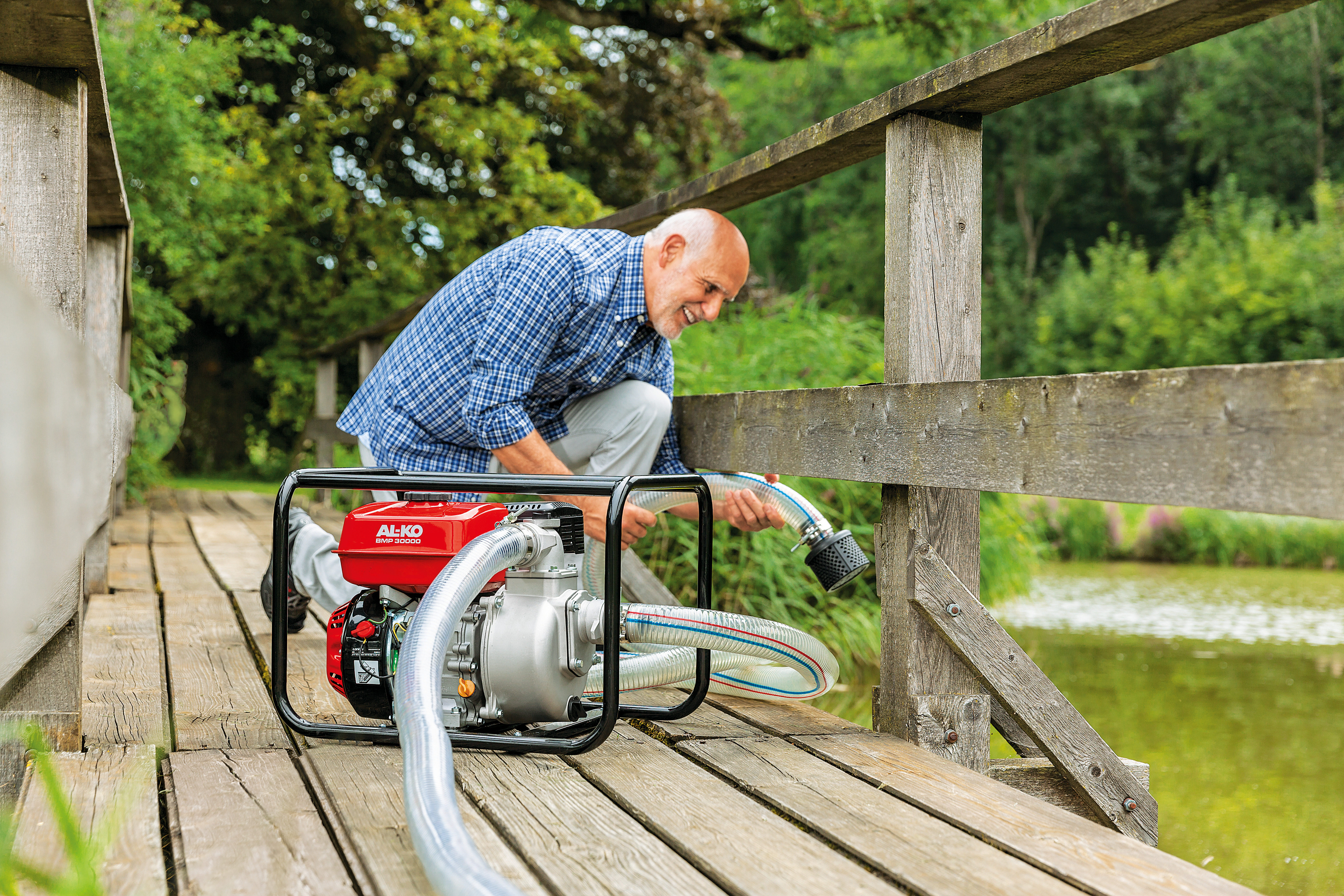 Benzinmotorpumpe AL-KO BMP 30000 Einsatzbild Benzinmotorpumpe AL-KO BMP 30000 Einsatzbild