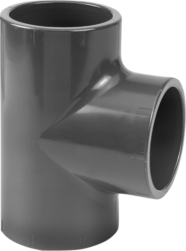 T-Stück PVC Klebemuffe T-Stück PVC Klebemuffe