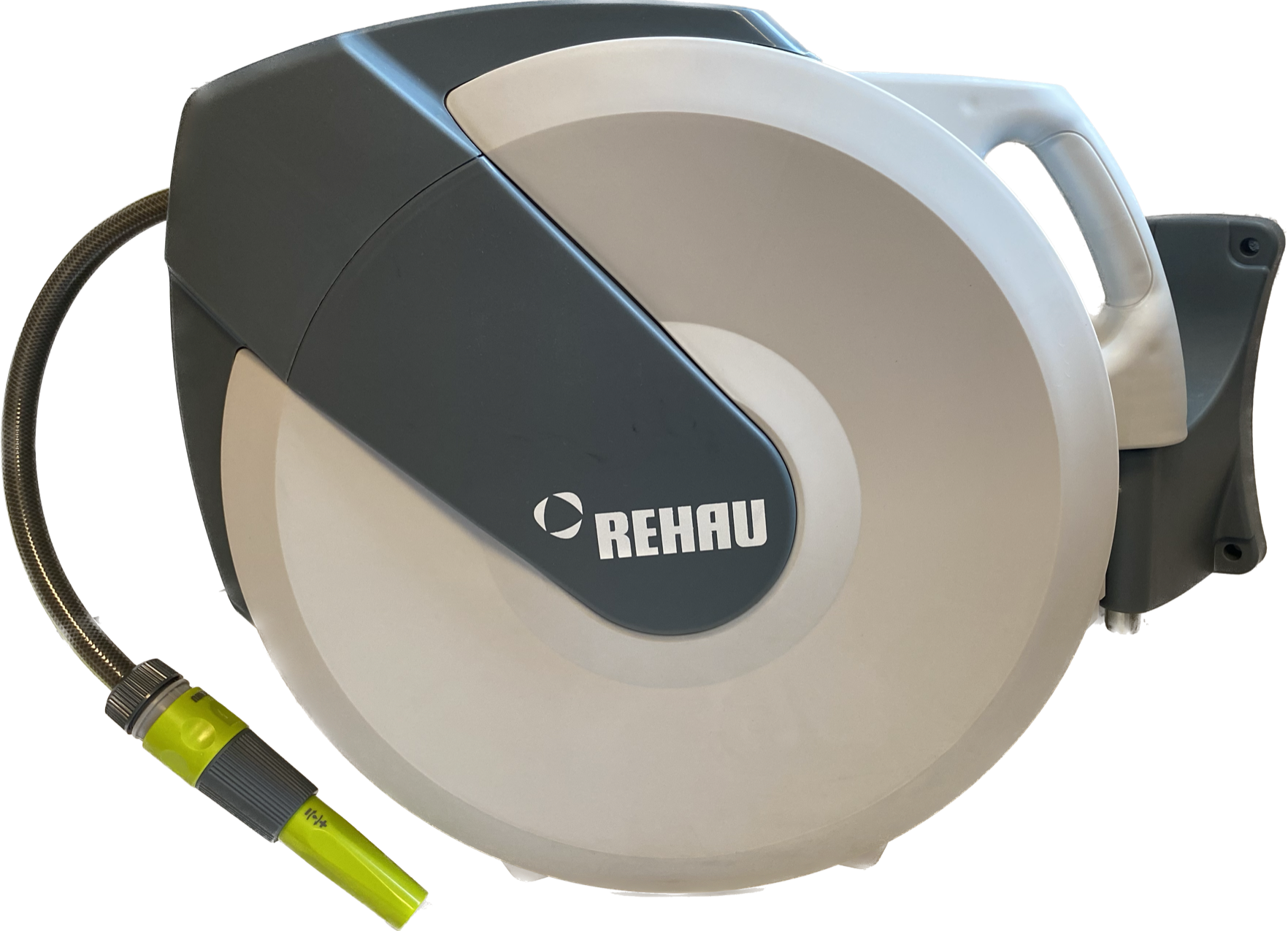 Schlauchbox inkl. 25m Schlauch 1/2 Zoll drehbar Rehau Schlauchbox inkl. 25m Schlauch 1/2 Zoll drehbar Rehau