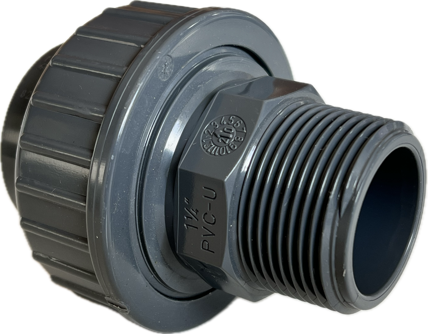 Uebergangverschraubung PVC Außengewinde Übergangverschraubung PVC Außengewinde