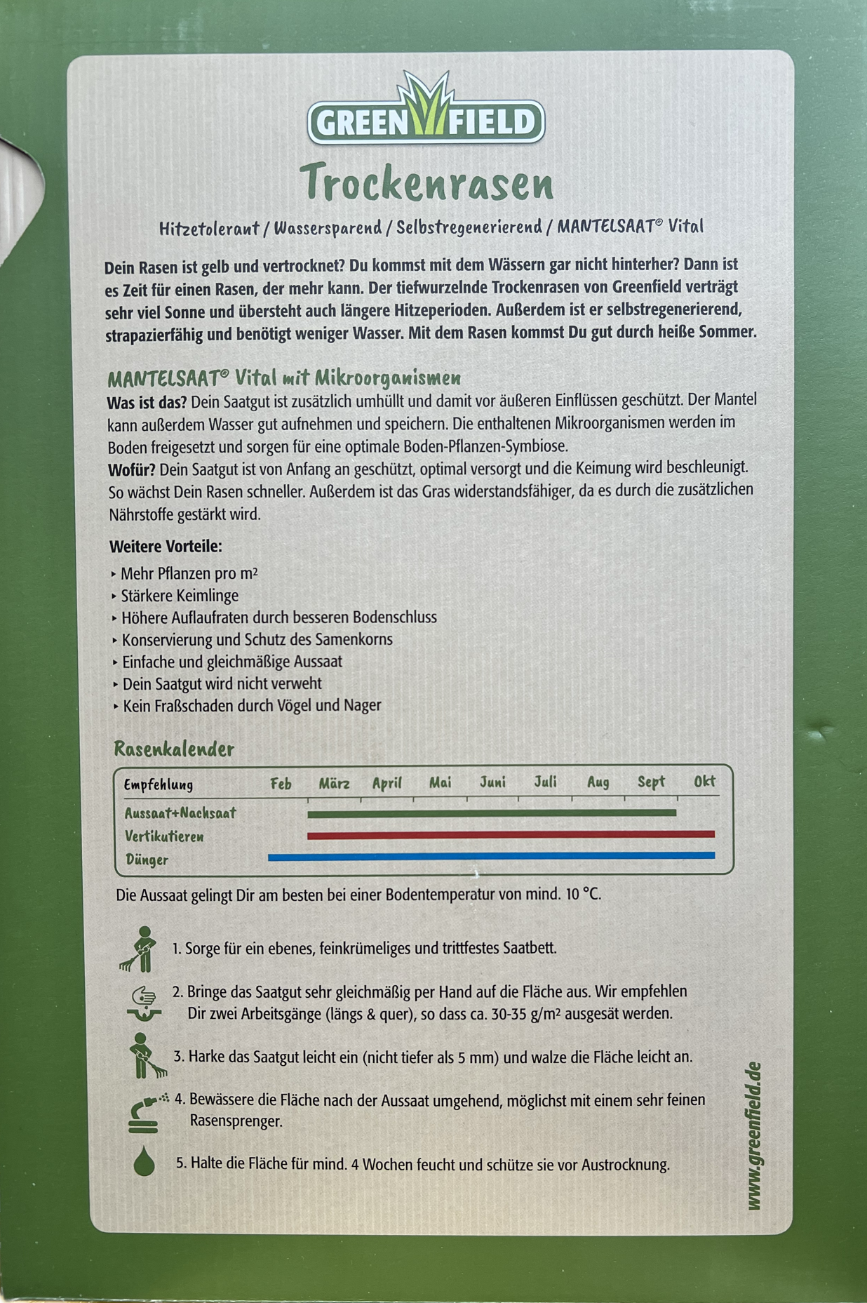 Trockenrasen 1 kg