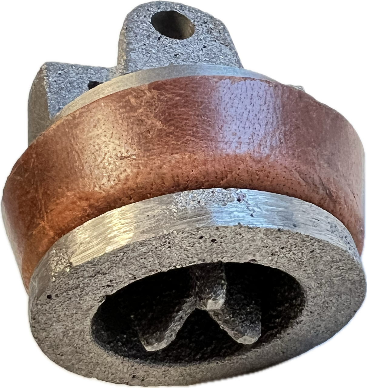 Kolben mit Ledermanschette Kolben mit Ledermanschette