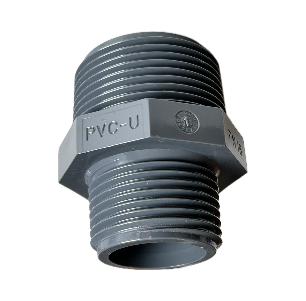 Doppelnippel PVC reduziert Aussengewinde Doppelnippel PVC reduziert Aussengewinde