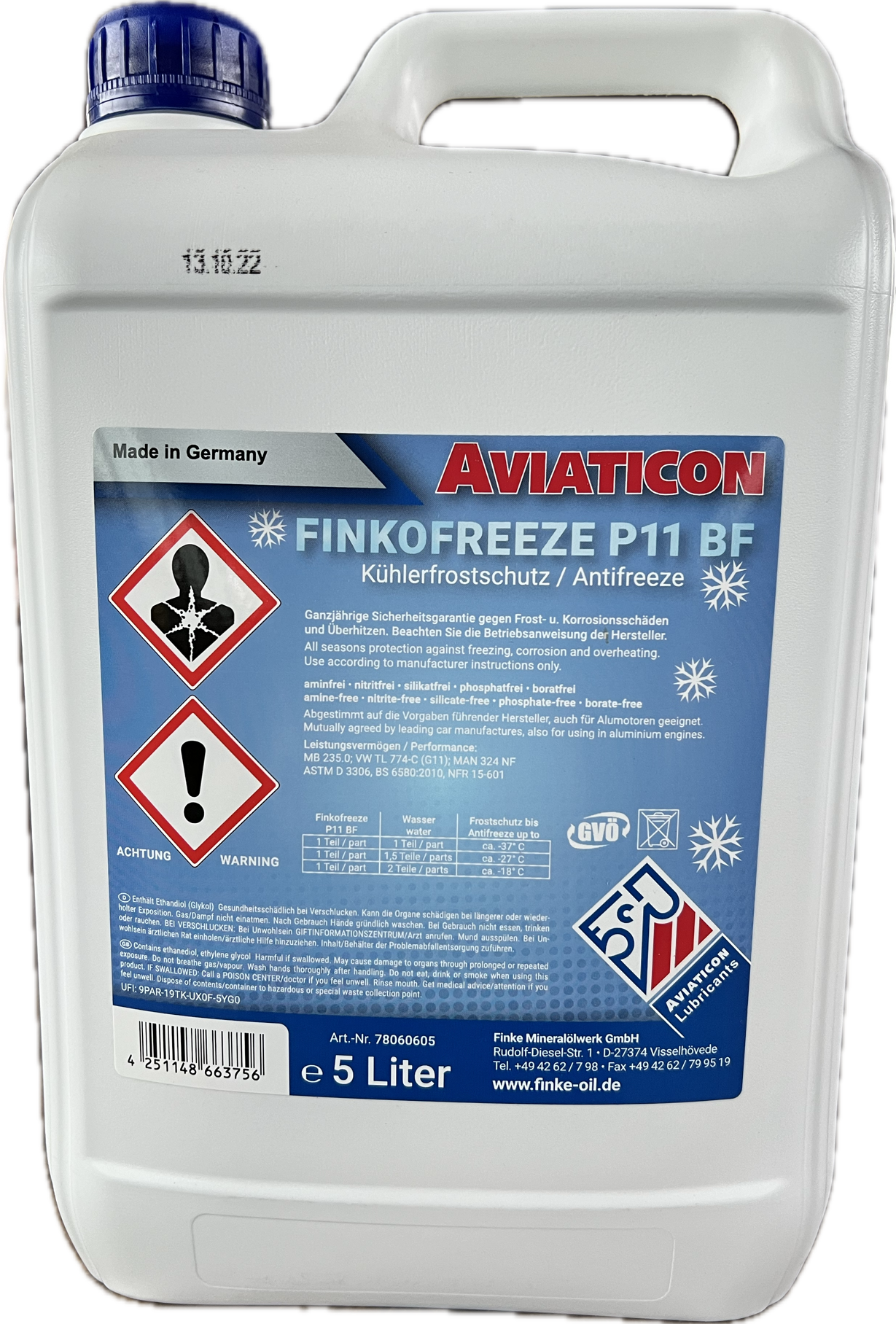 Kühlerfrostschutz 5l