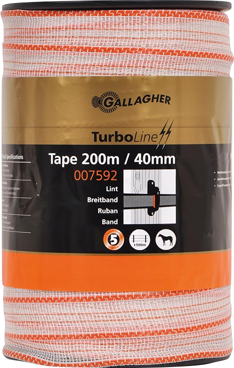 Gallagher TurboLine-Breitband 40 mm weiß