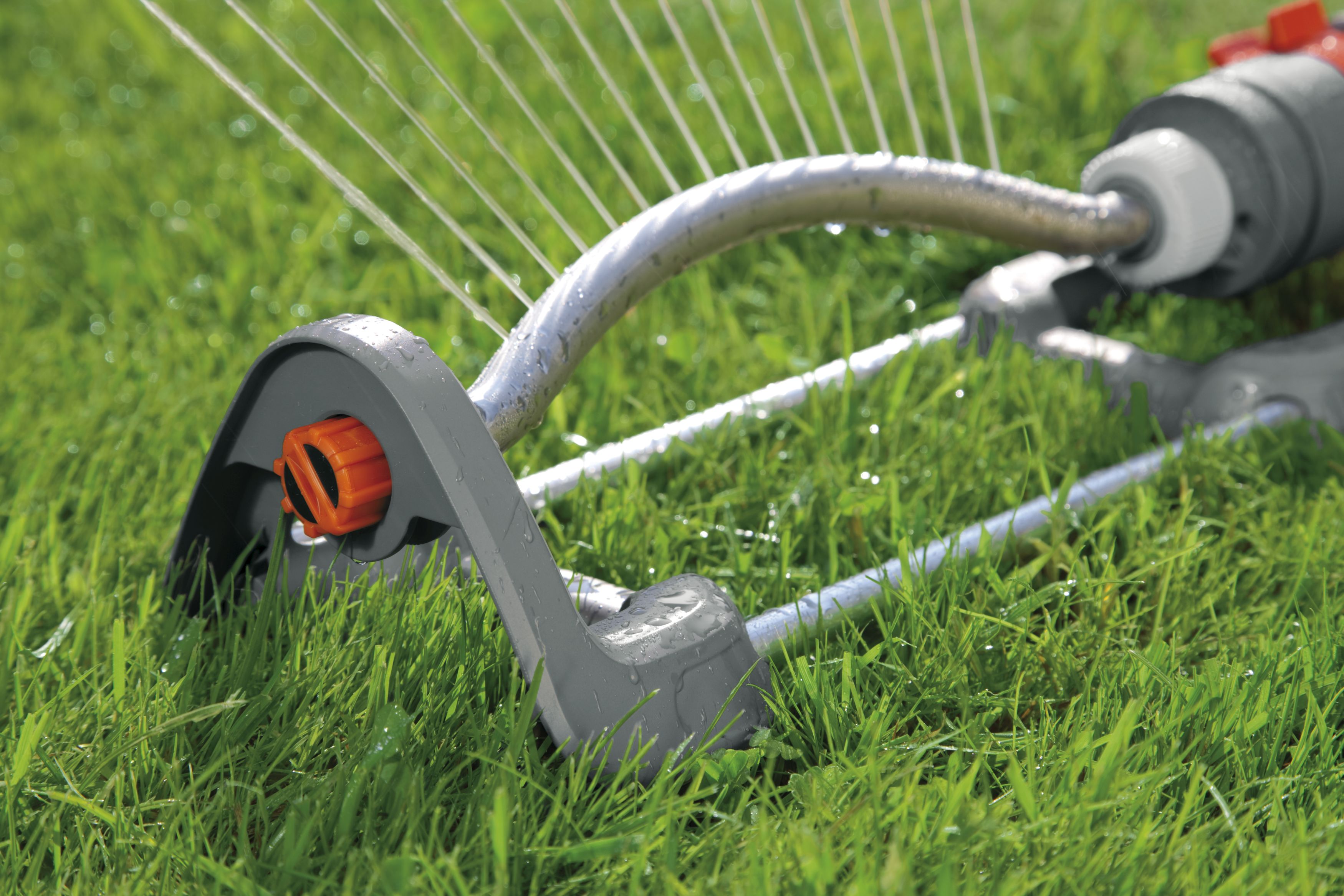 Viereckregner Gardena Aqua S - Einsatzbild