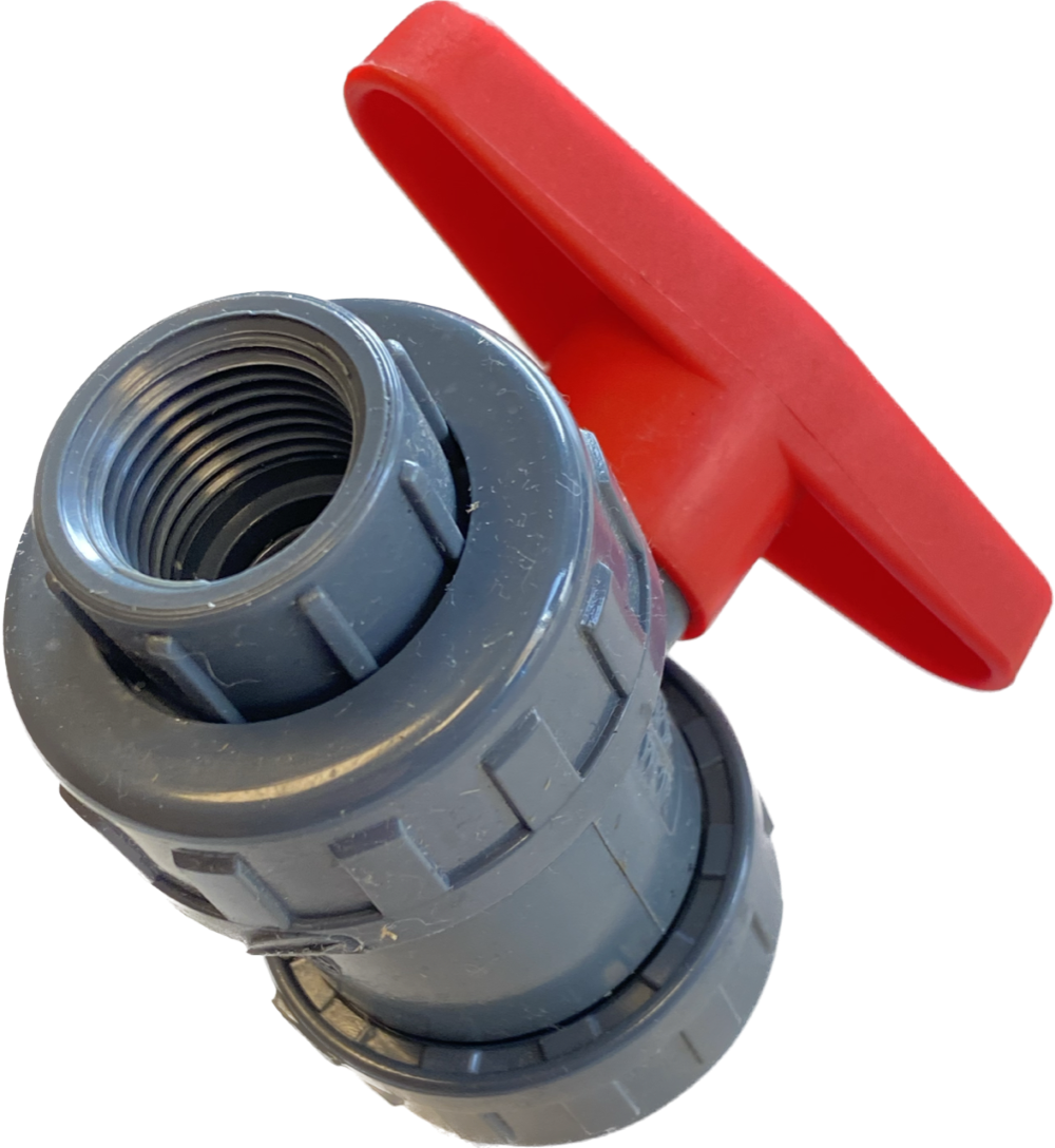 Kugelhahn PVC 1/2 Zoll Innengewinde Kugelhahn PVC 1/2 Zoll Innengewinde