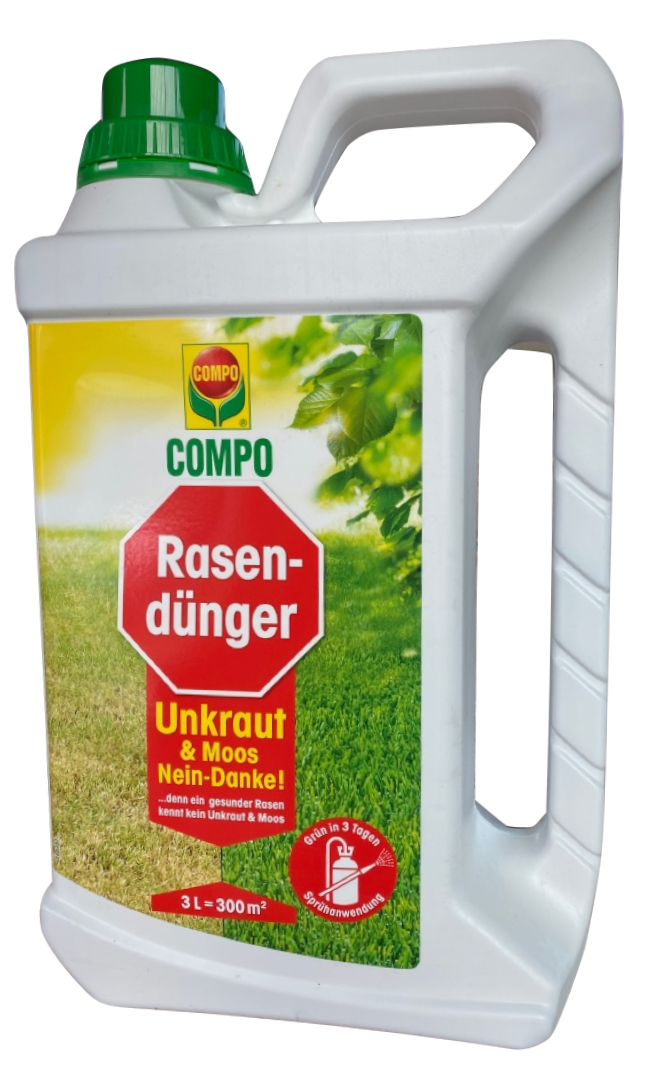 Compo Rasendünger Unkraut + Moos Nein Danke 1,3 l