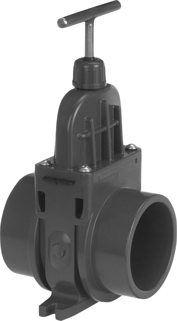 Absperrschieber-PVC-110mm Absperrschieber PVC 110 mm