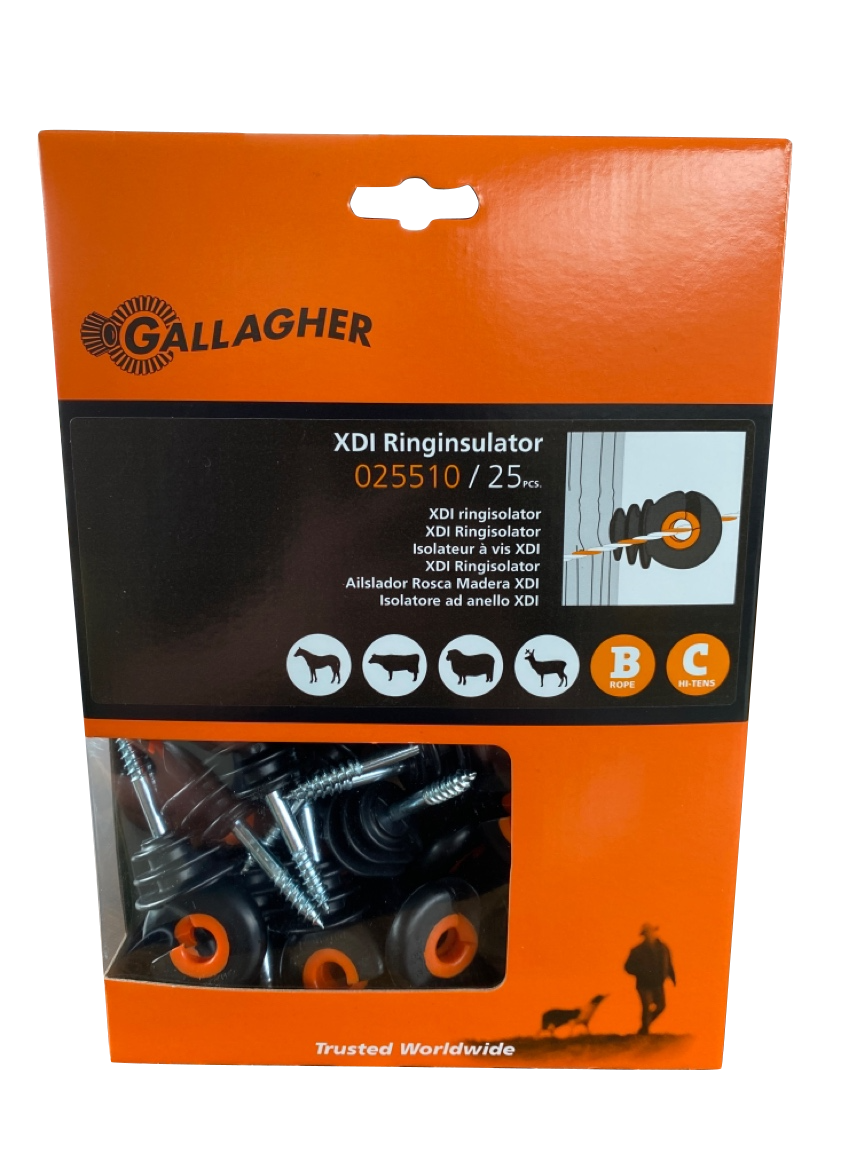 Gallagher XDI Ringisolator 25 Stück