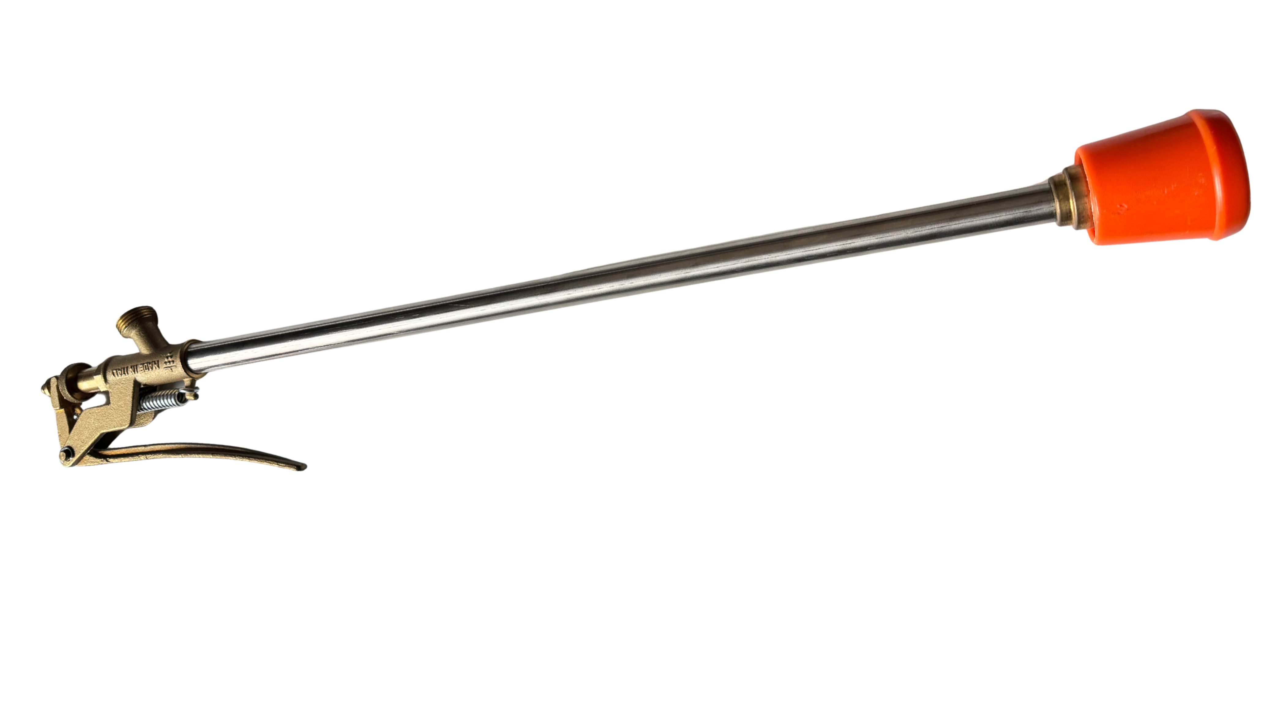 Ceccato Aluminium-Spritzpistole für Weißanstrich am Gewächshaus Gesamtansicht