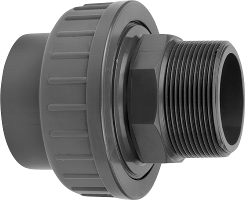 Übergangverschraubung PVC Außengewinde Übergangverschraubung PVC Außengewinde