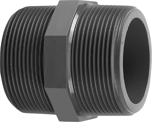 Doppelnippel-PVC-Aussengewinde Doppelnippel PVC Aussengewinde