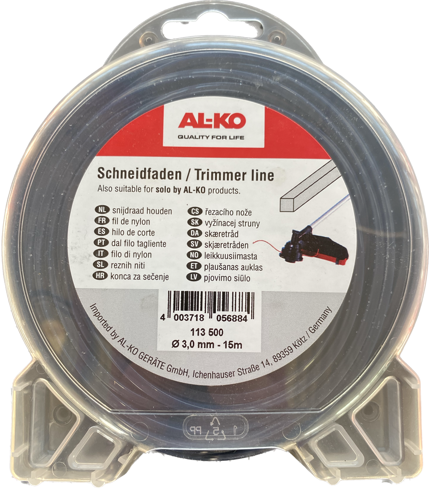 Ersatzfaden AL-KO 2,7 mm x 15 m