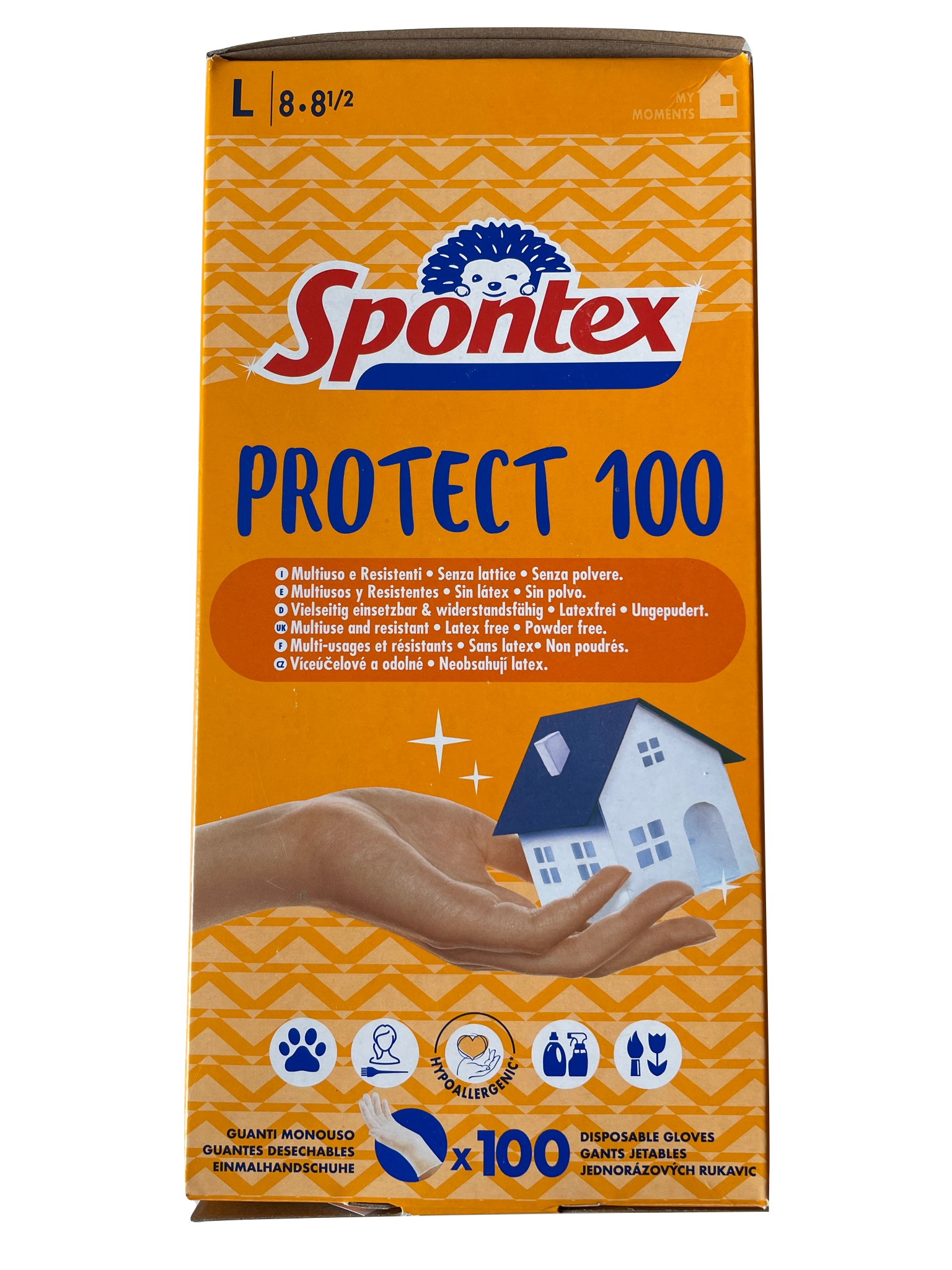 Latexhandschuhe_Spontex_1 Spontex Einweghandschuh Latexfrei ungepudert