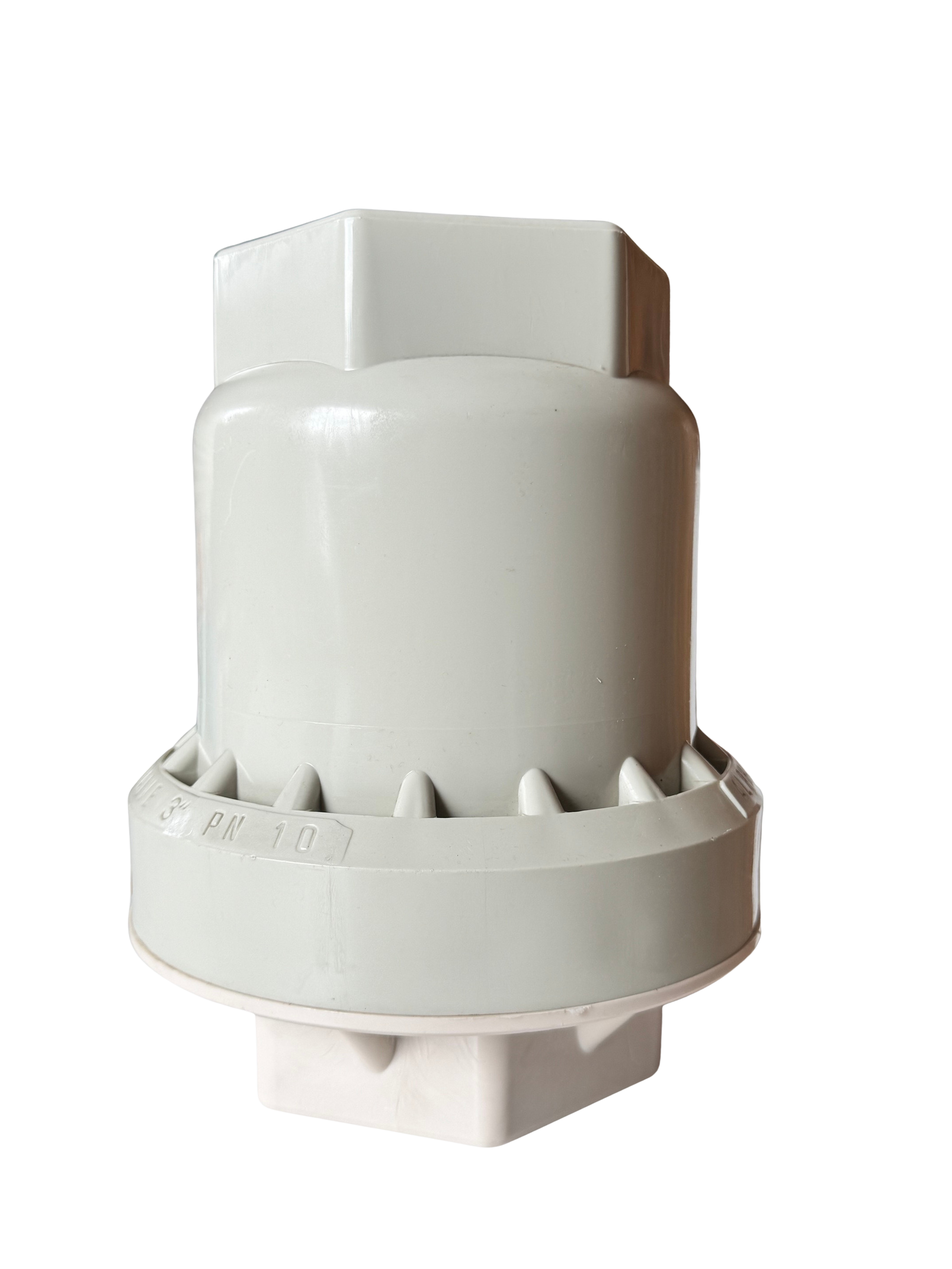 Robustes PVC Zwischenventil 3 Zoll fuer Gartenbau Rohrleitungssysteme