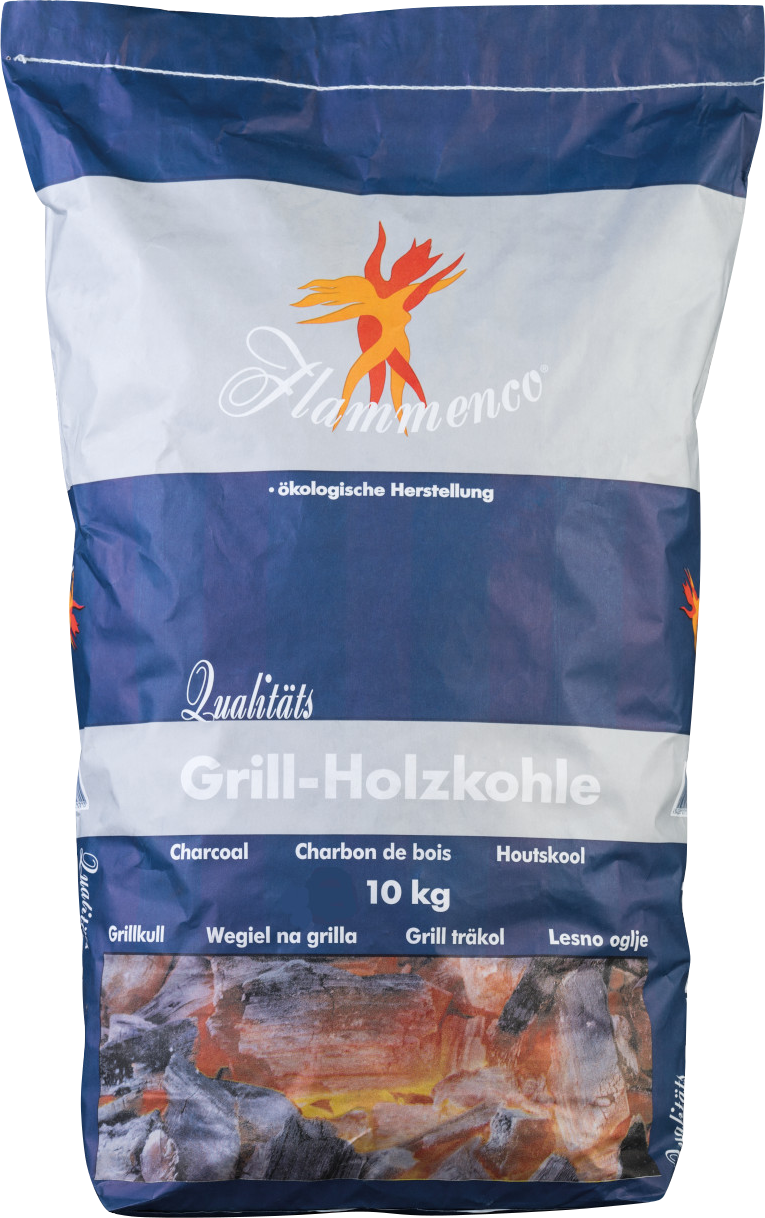 Grill Holzkohle 10 kg Flammenco