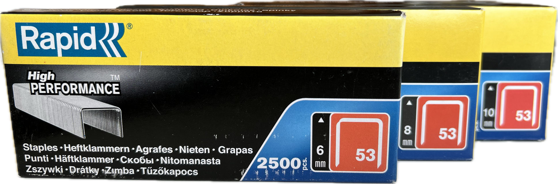 Heftklammern 053/6 mm 2500 Stück Heftklammern 053/6_8_10mm 2500 Stück