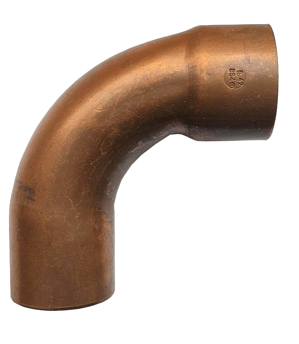 Loetfitting Bogen Kupfer 90 Grad I.A.