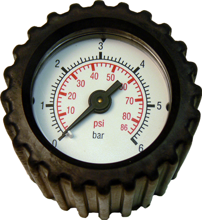 Manometer mit Anschlussteilen