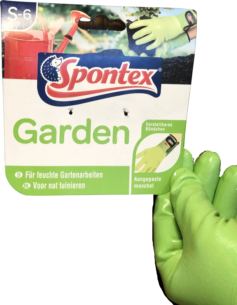 Handschuhe Spontex Garden Gr. 6 - 6,5
