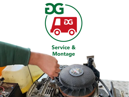 Reparatur eines Rasenmähers