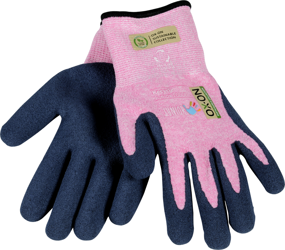 Handschuhe OX-ON Recycle Junior 4-6  Jahre Pink