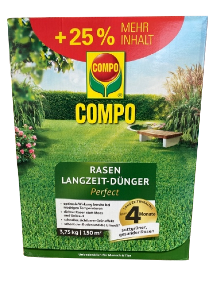Compo Rasen Langzeit-Dünger Perfect 3 kg