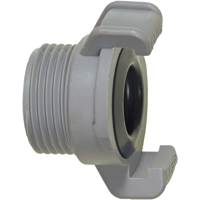 Schnellkupplung-GEKA-Plus-PVC-AG Schnellkupplung GEKA-Plus PVC Außengewinde