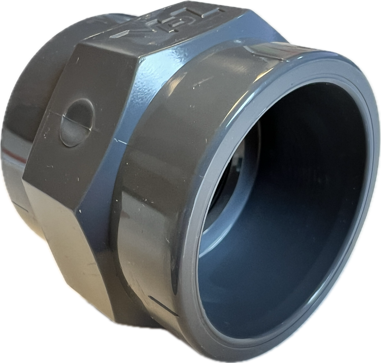 Uebergangsmuffe PVC Innengewinde Übergangsmuffe PVC Innengewinde