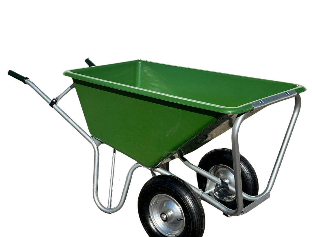 Großmuldenkarre mit 2 Lufträdern 170 l