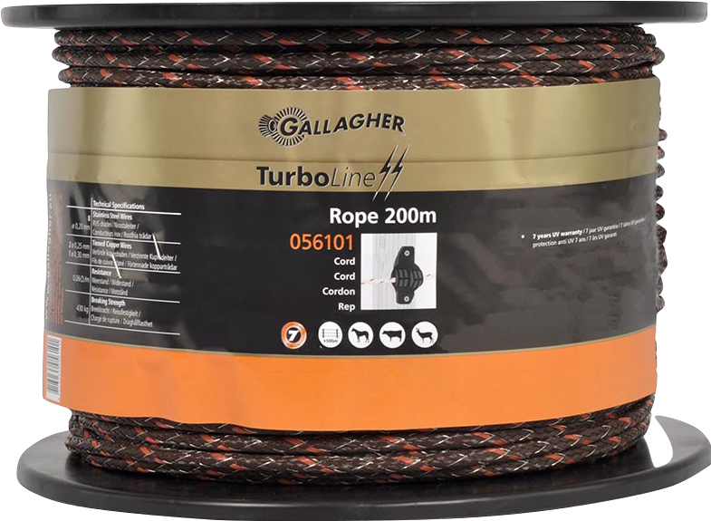 Gallagher TurboLine-Cord weiß, 200 m