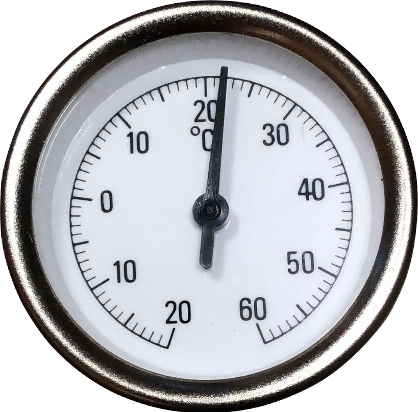 Bimetall Thermometer von -10 bis +60 C