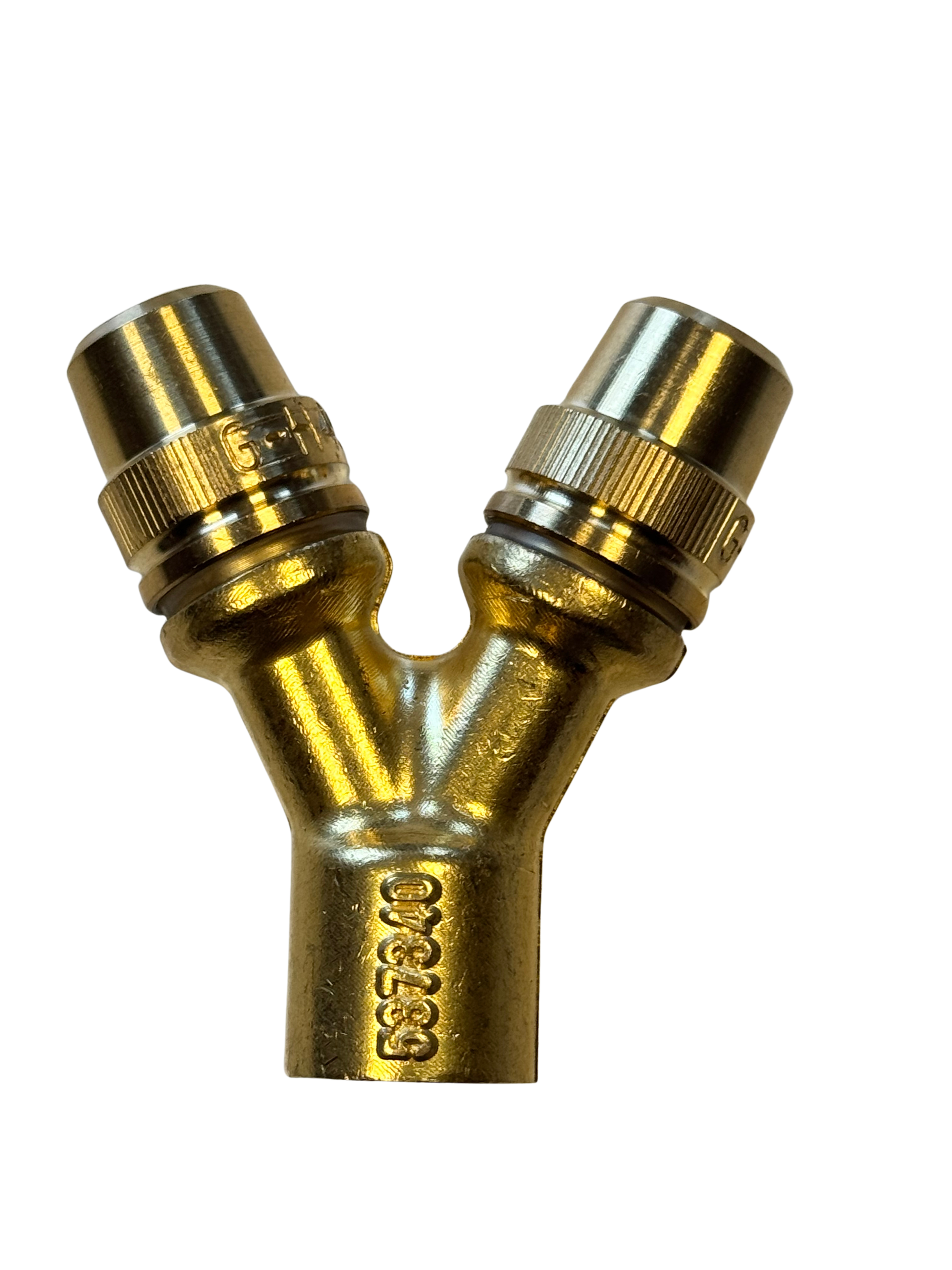 Messing-Doppeldüse Gloria für Gartenbautechnik