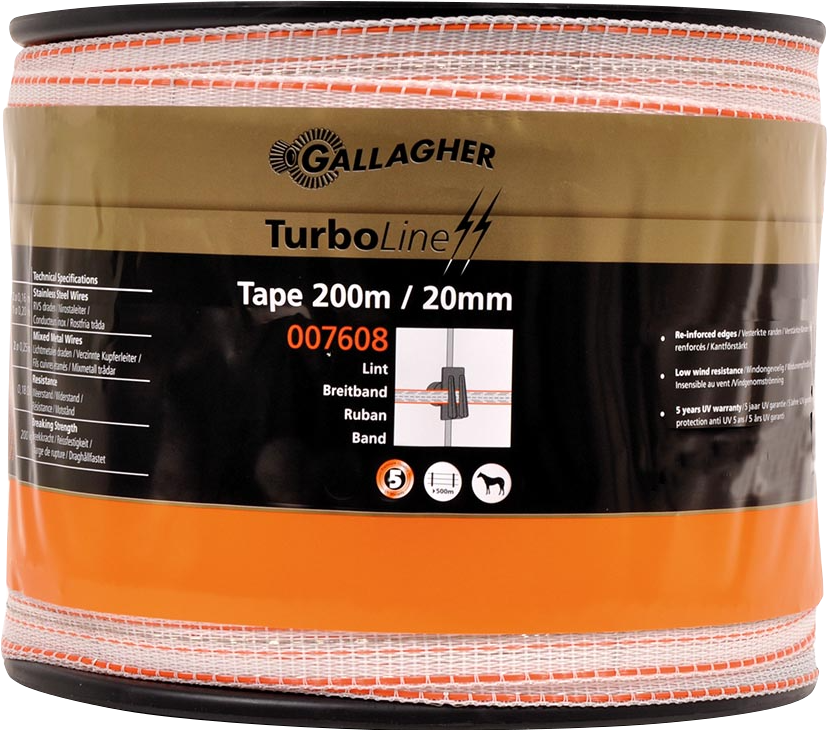 Gallagher TurboLine-Breitband 20 mm weiß