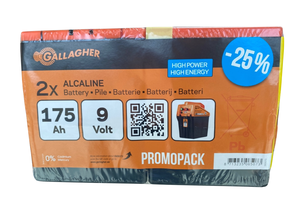 Gallagher Weidezaunbatterie Doppelpack