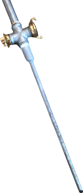 Regnerstativ mit Erdspieß / Kreuz / GEKA Regnerstativ mit Erdspieß / Kreuz / GEKA