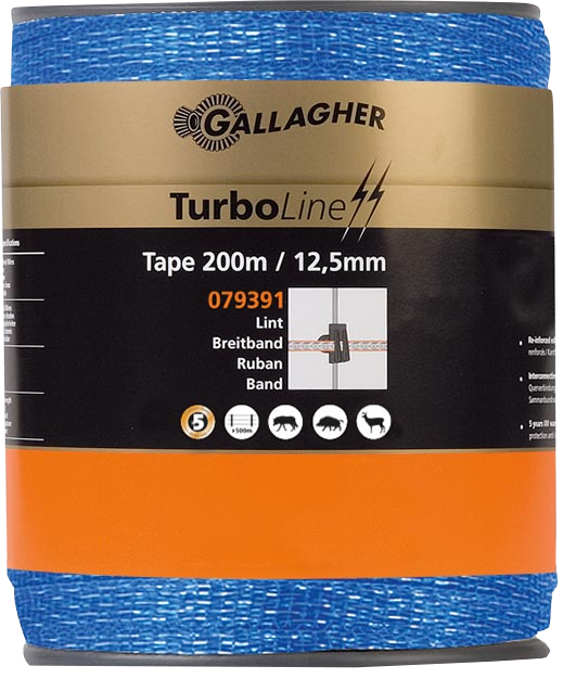 Gallagher TurboLine-Breitband 12,5mm blau